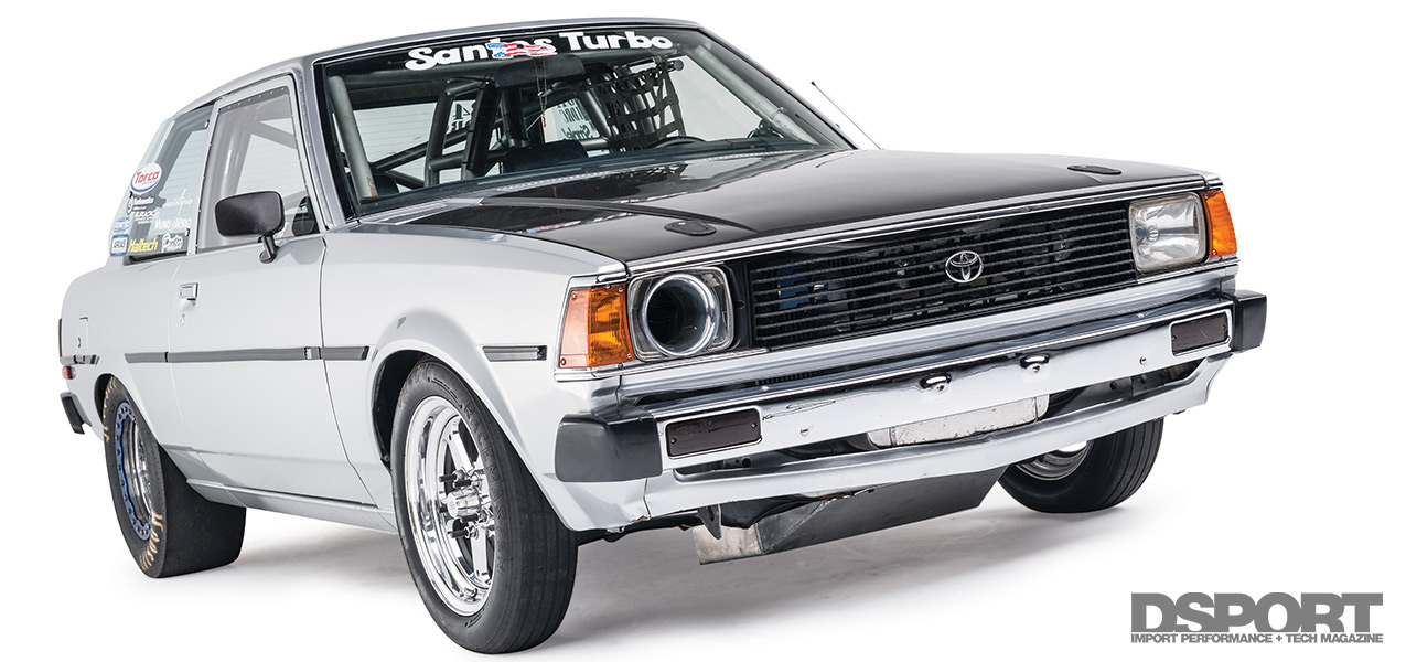 Santo’s Turbo Corolla Rakes in Eights