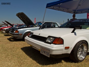 Some classic toyotas at the car show with nice fitment