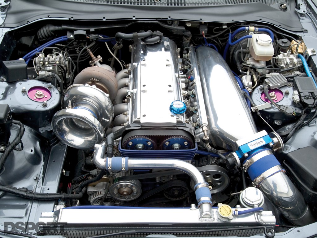 2JZ-GTE in the Show and Go Toyota Supra