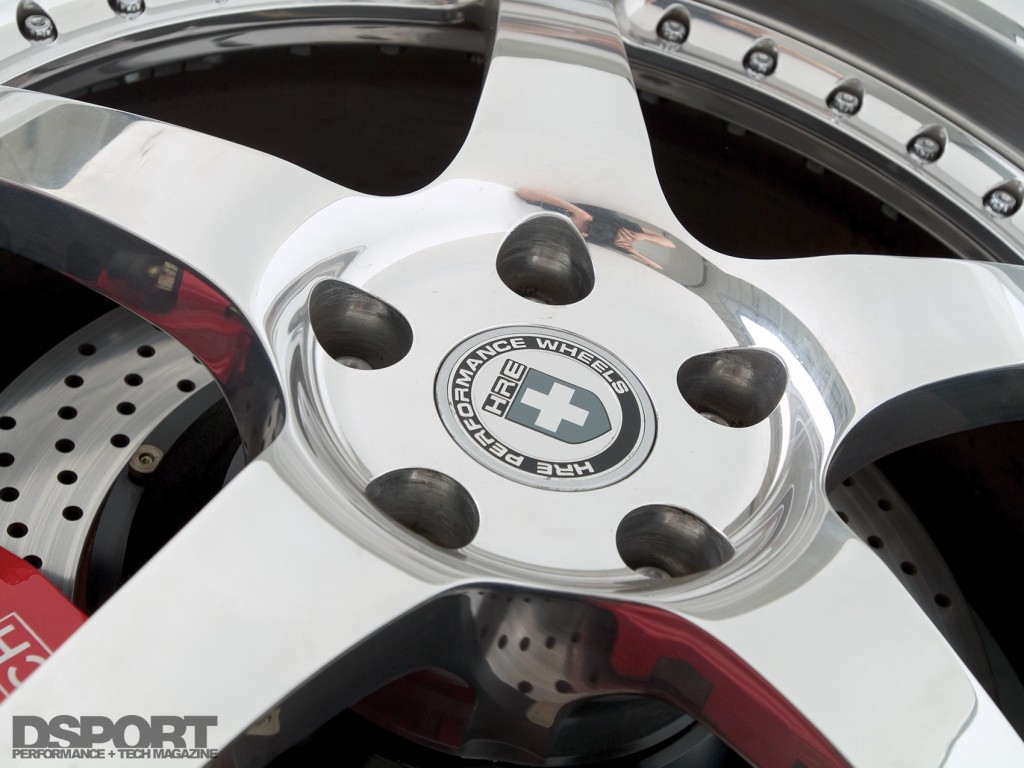 HRE wheels for the Show and Go Toyota Supra