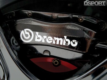 Brembo brakes on Jensen's RB25 Nissan 240SX