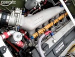 Intake manifold on Jensen's RB25 Nissan 240SX