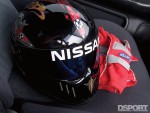Race helmet and jacket for the Nismo GT40-R32