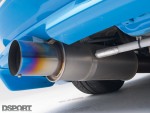 Exhaust of the Kazama S15 D1 drift car
