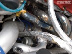 Intake manifold on the Kazama S15 D1 drift car