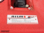 The Nismo engine plate for the Kazama S15 D1 drift car