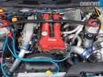 SR20 engine of the Kazama S15 D1 drift car