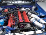 RB26 engine in the XS engineering Nissan R32 GT-R
