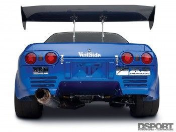 Back view of the XS engineering Nissan R32 GT-R