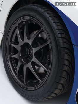 Wheel on the English Racing EVO VIII