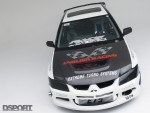 Front shot of the English Racing EVO VIII