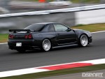The Top Secret R34 GT-R taking laps on track