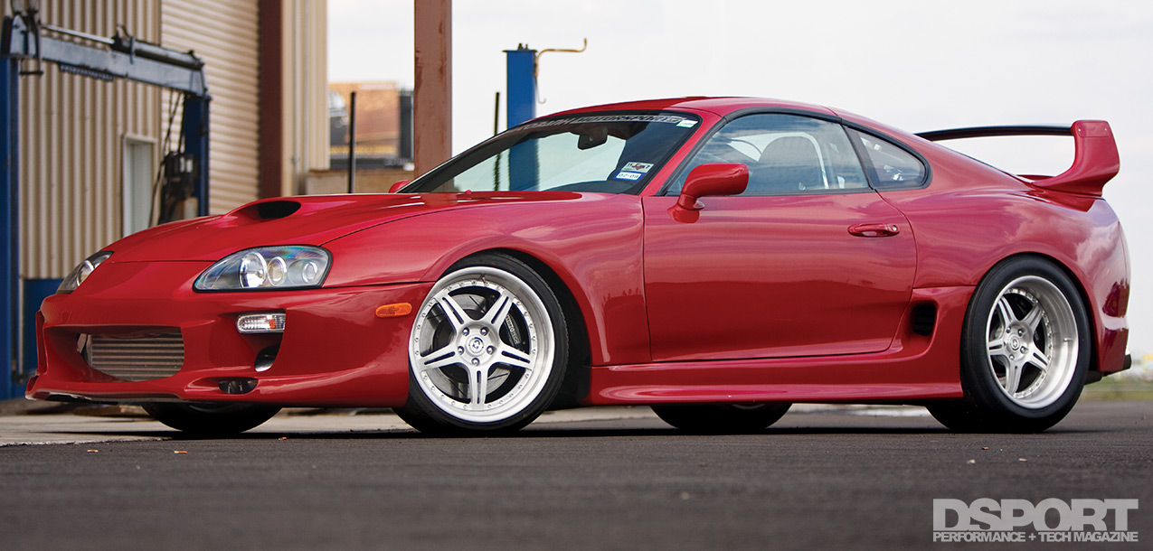 Autobanh’s “Big Red” Supra Sports Big Turbos For 1645 WHP