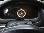 Boost gauge in the K24-Powered Turbo Honda Civic CX