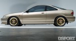Side profile of the 715 whp Acura Integra