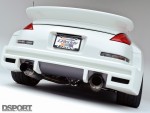 Exhaust on the GReddy Nissan 350Z