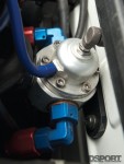 Fuel system in the GReddy Nissan 350Z