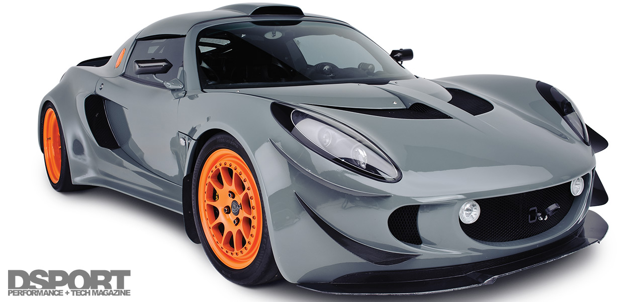 Twincharged Power on a Carbon-fiber Widebody Exige