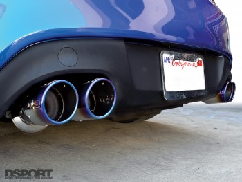 After the Injen exhaust system was installed on the Hyundai Genesis 3.8