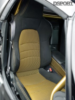 Seat inside the 500 HP Honda S2000