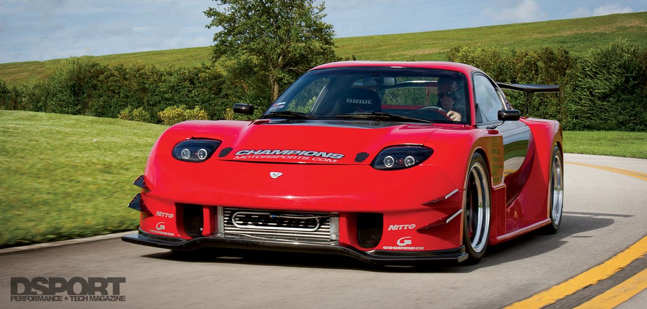 550-Horsepower Wide-Body Mazda RX-7 Set To Show And Go