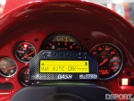 Dash display in the Wide-Body Mazda RX-7
