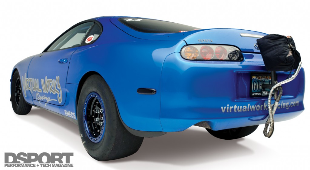 Rear of the Virtual Works Supra