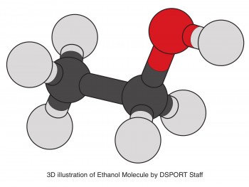 Molecule of ethanol