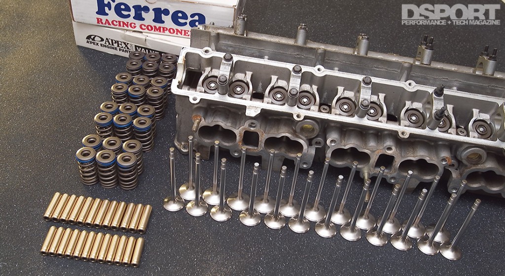 Cylinder Head valves and springs