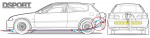 Why the 786 HP Turbocharged K-series Honda Civic has a diffuser diagram