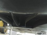 Chassis ducting under the Revolution Mazda RX-7