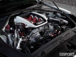 Engine bay of the Jotech R35 GT-R