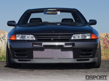 The front of Jerry Yang's R32 GT-R