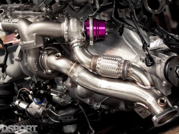 Turbo manifold for the Jotech R35 GT-R