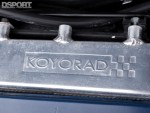 Koyorad radiator on the 565 WHP Subaru STI