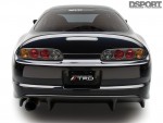 Back of the TRD Toyota Supra