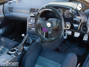 Interior of the 535 whp R32 Skyline
