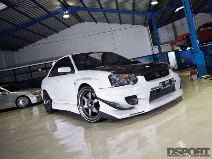 402WHP STI-swapped WRX Levels Mountains with Ease
