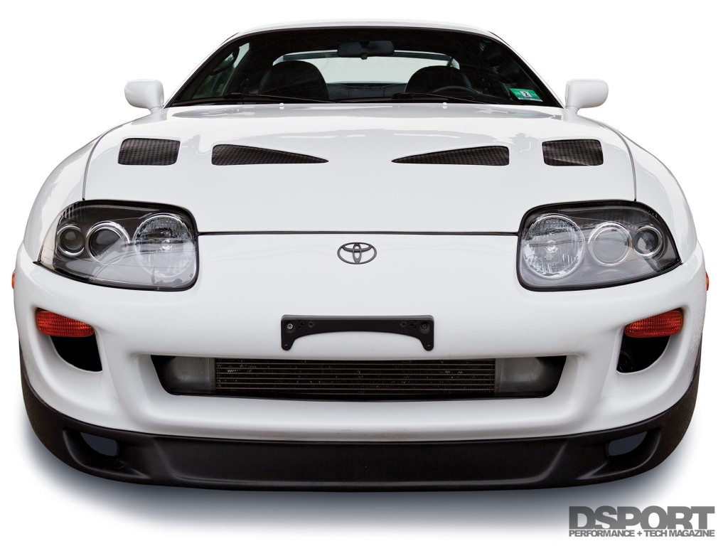 Front of the 900 WHP Turbo Toyota Supra