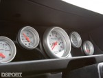 Autometer gauges in the Conquest