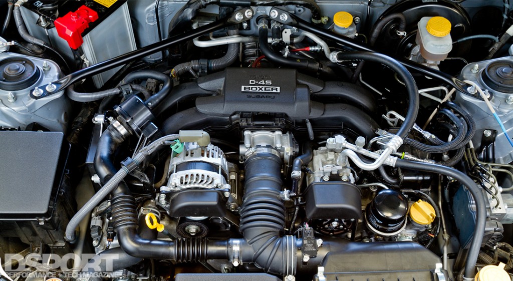 FA20 engine with stock intake