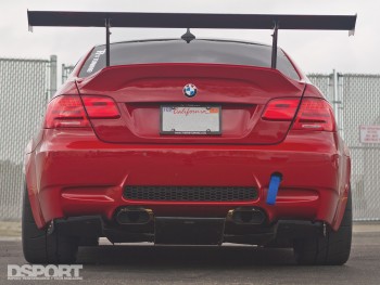 Spoiler on Ricky Kwan's BMW M3