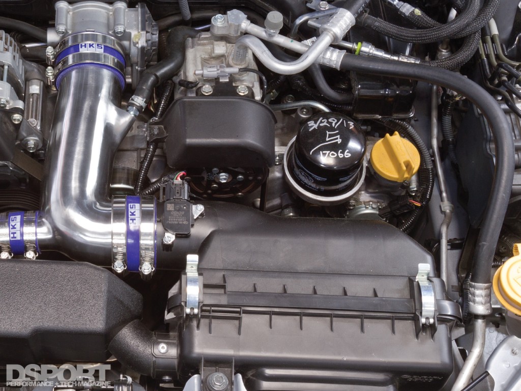 HKS intake installed in the FR-S