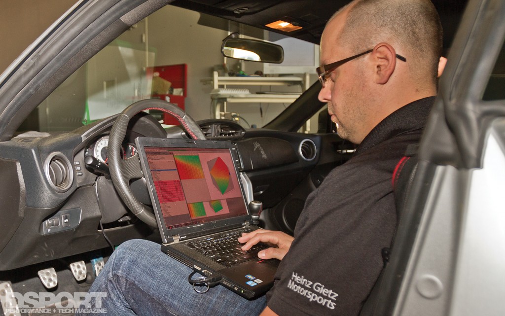 tuning the EcuTek ecu for the Intake Showcase for FR-S/BRZ platform