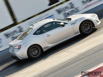 Nitrous equipped FR-S on track