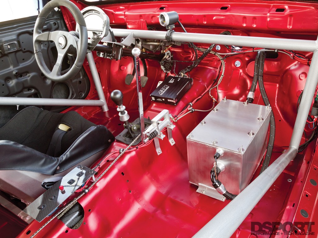 Interior of the Subaru Impreza RS