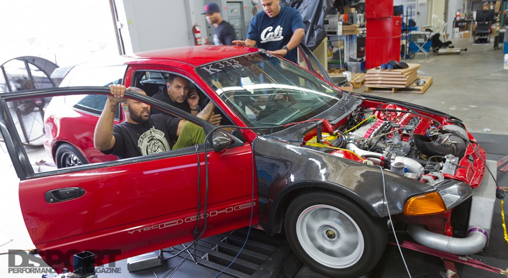 FAME Civic on the Dyno