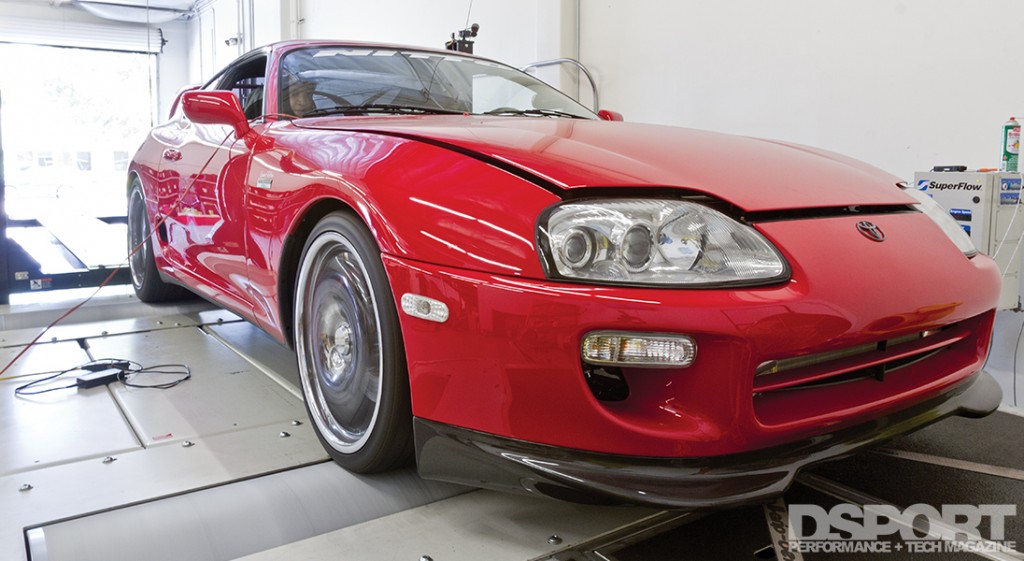 Testing Superflow dyno with a Supra