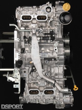 Top view of the FA20 engine
