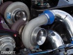 twin GReddy turbochargers for the Endless Drag R32